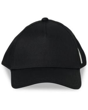 Emporio Armani Logo-Tag Baseball Cap - Black