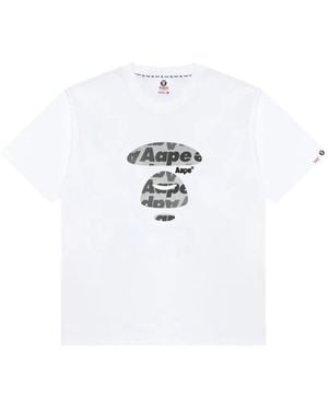 Aape By A Bathing Ape Logo print T-shirt - Weiß