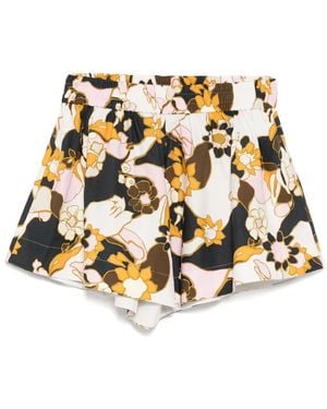 Zimmermann Shorts Taglio Comodo Maxine - Metallizzato