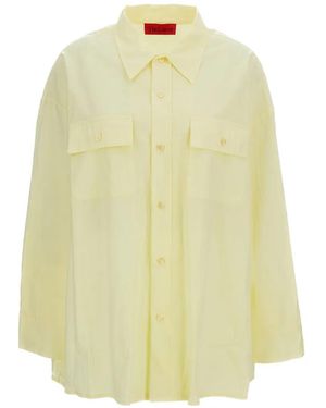 Thelatest Daria Button-Up Shirt - Yellow