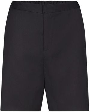 Loulou de Saison Ivan Elasticated Shorts - Blue