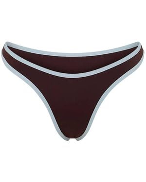 Myra Swim Cindy Contrasting Bikini Bottoms - Purple