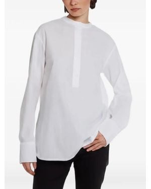 Lis Lareida Raw-Edge Shirt - White