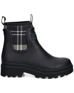 Barbour Cynthia Chelsea Ankle Wellingtons Boots - Black