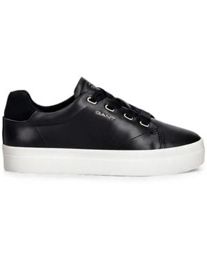 GANT Avona Lace-Up Sneakers - Black