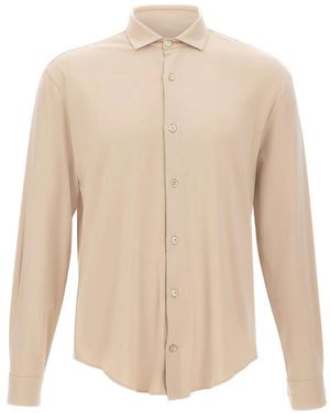Eleventy Chemise À Col Boutonné - White