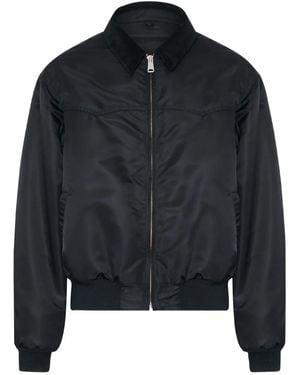 Maison Margiela Zip-up Cutaway-collar Jacket - Black