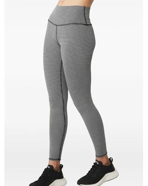 Alo Yoga Houndstooth-Pattern Leggings - Grey