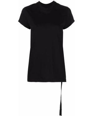 Rick Owens T-Shirt Mit Riemendetail - Schwarz