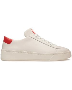Bally Logo-Print Leather Trainers - Pink