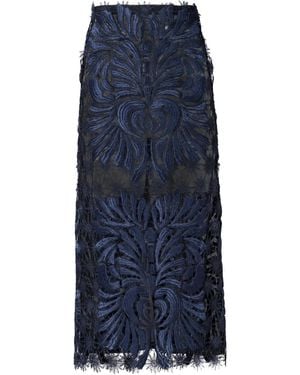 Silvia Tcherassi Falda midi Kin - Azul