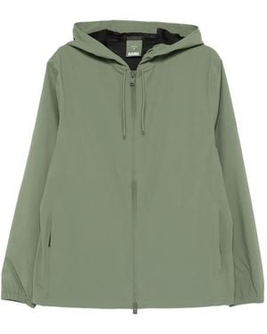 Rains Suva Hooded Hardshell Jacket - Green