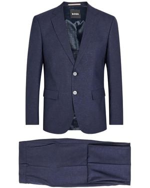 BOSS Single-Breasted Suit - Blue