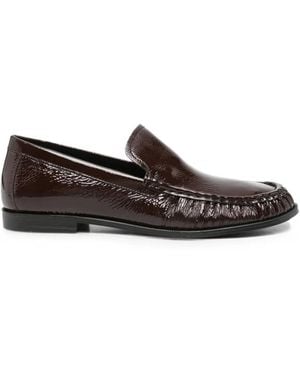 Vagabond Shoemakers Crinkled-Finish Loafers - White