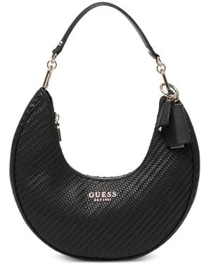 Guess Sac Porté Épaule Mirema - Noir