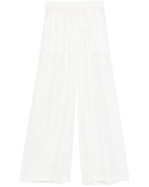 P.A.R.O.S.H. Pantalon À Lien De Resserrage - White