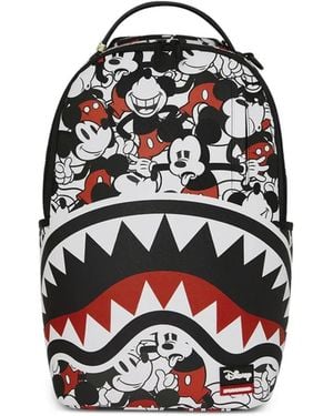 Sprayground Mochila Mickey Mouse Crammed Disney - Blanco