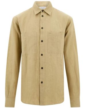 Ferragamo Pure Linen Shirt - Natural