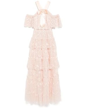 Needle & Thread Vestido de fiesta Primrose - Rosa