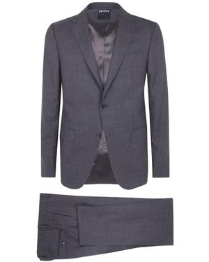 ZEGNA Tailored-Design Suits - Blue