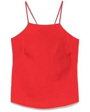 Twinset Square-Neck Tank Top - Red