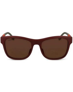 Lacoste Gafas De Sol Con Montura Cuadrada - Marrón
