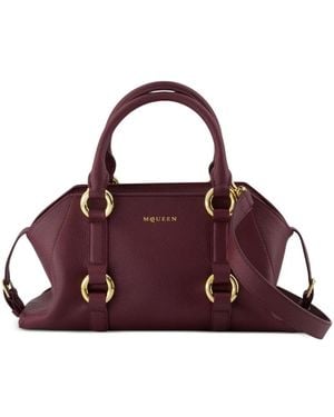 McQueen Small Farringdon Shoulder Bag - Purple