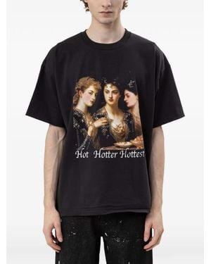 DOMREBEL Hottest Graphic-Print T-Shirt - Black