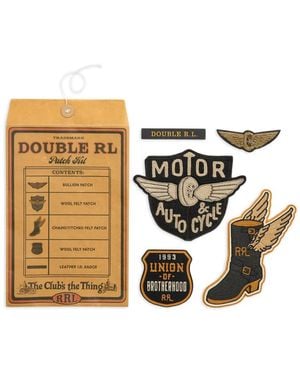 RRL Six-Piece Patch Kit - Black