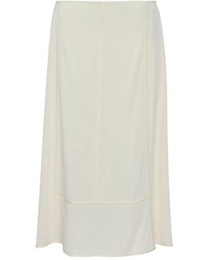 Jil Sander Gonna Midi - Bianco