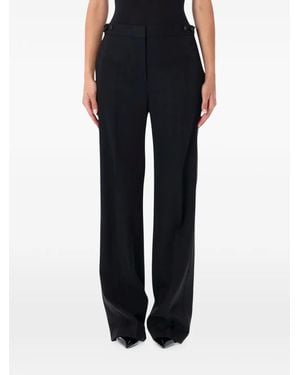 Stella McCartney Button-Detail Tailored Trousers - Black