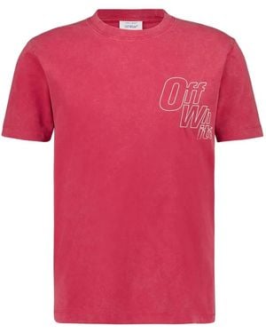 Off-White c/o Virgil Abloh T-Shirts And Polos - Pink