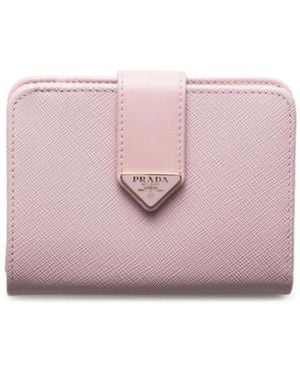 Prada サフィアーノ 財布 - ピンク