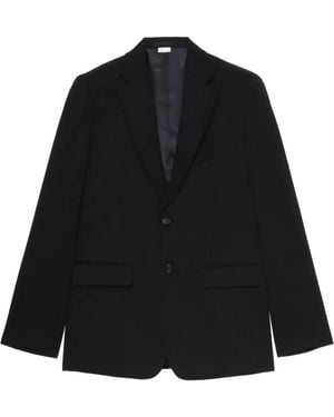 Comme des Garçons Two-Button Wool Blazer - Black