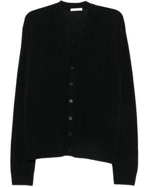 The Row Dyce V-Neck Cardigan - Black