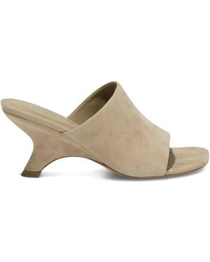 Jonathan Simkhai Shadow Sandalen aus Wildleder 75mm - Braun