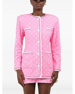 ROWEN ROSE Veste À Pois - Pink
