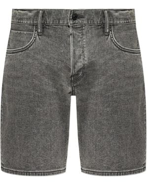 AllSaints Switch Denim Shorts - Grey