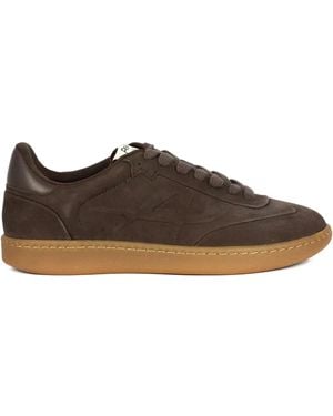Ash Siena Suede Lace-up Sneakers - ブラウン
