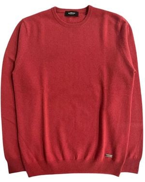 Baldinini Logo-Plaque Crew-Neck Sweater - Red