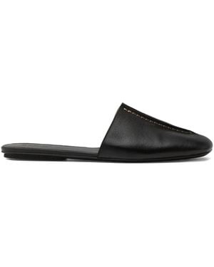 Marsèll Square-Toe Mules - Black