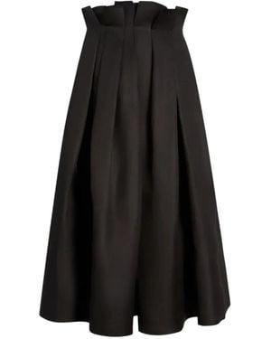 KHAITE Astrid Midi Skirt - Black