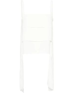 Alexis Avan Asymmetric Top - White