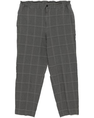 Comme des Garçons Karierte Hose - Grau