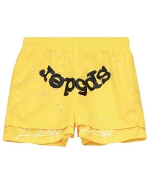 Sp5der Web Shorts - Yellow