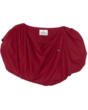Vivienne Westwood Orb-Embellished Heart Top - Red