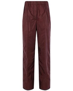 Prada Re-Nylon elasticated-waist trousers - Rot