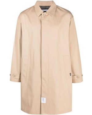 Neighborhood Balcollar Single-breasted Coat - Natural