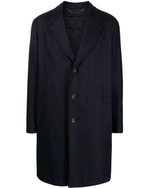 Canali ロング シングルコート - ブルー