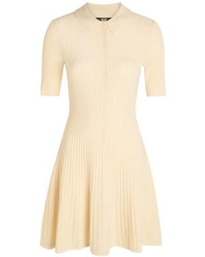 PAIGE Olie Ribbed Mini Dress - Natural